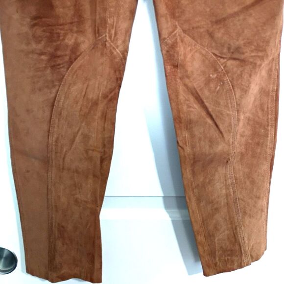 Outback Red Heirloom Collection Leather Riding Pants Size 6 Vintage 80s Prairie - Picture 3 of 6